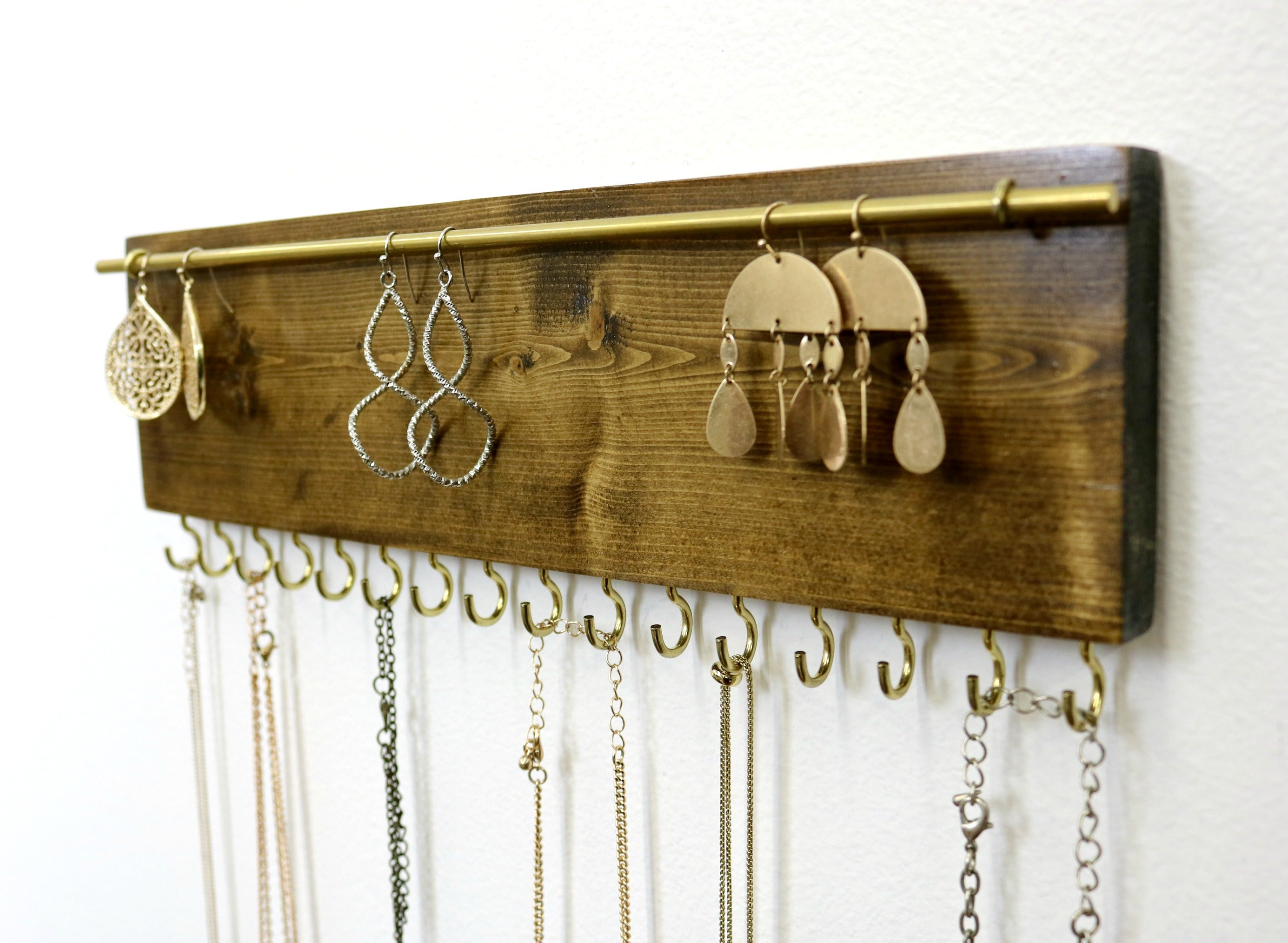 Necklace holder for wall sale